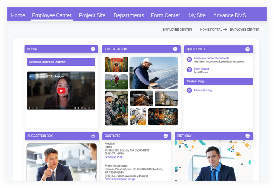BizPortals 365 Intranet