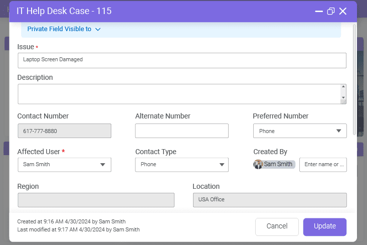 Easy Case Reporting